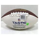 NFL celebrity autographed football with stars