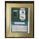 Mounted Ancient Relics. Roman Military Diploma