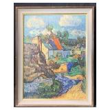 Framed Van Gogh Print On Art Panel 21x27