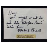 Michael Forest Handwritten & Signed Notecard
