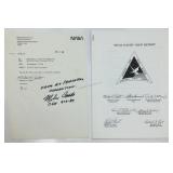 Michael Coats Signed Discovery STS-39 Flight Crew