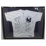Autographed New York Yankees jersey framed