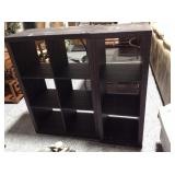 2 Dark Shelves, approx 30x15x43in