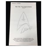 Virginia Aldridge Signed Star Trek Letterhead