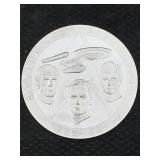 Star Trek 25th 1966-1991 Sterling Token, Tw 176.8g