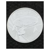 2016 1oz 999 Silver Star Trek $1 Coin
