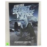 Nicole Chauvet Signed Secretary Voyage Promo Page