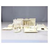 White House Plastic Scale Model. Partially