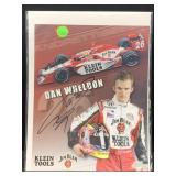 Dan wheldon autographed photo