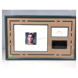 Framed William Shatner Lock Of Hair W/COA