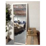 Tall mirror, approx 24x68in