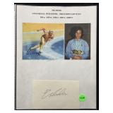 Eric Heiden cut autograph W/COA