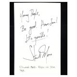 Stewart Moss Signature Card