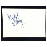 Michael Witney Signed Signature Card