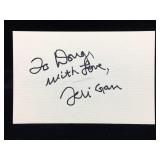 Teri Garr Signature Card
