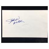 Sharon Acker Signature Card