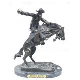 Frederic Remington Bronze Bronco Buster Sculpture