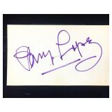 Perry Lopez Signature Card W/COA