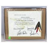 William Shatner & Leonard Nimoy Ink Signed