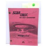 Cast Signed Star Trek The Next Generation ï¿½Mï¿½nage