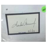 Charles ï¿½Peteï¿½ Conrad Signature Card