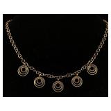 10k Gold Necklace, Tw 5g, Sz 16in Long