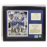 Peyton manning framed picture