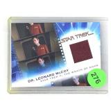 2007 MC11 Dr Leonard McCoy Costume Card Star Trek