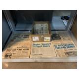 Vintage newspapers 1960ï¿½s and 1970ï¿½s Las Vegas