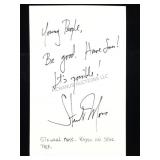 Stewart Moss Signature Card