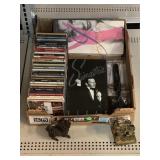 Mix classic CDs Sinatra, John Denver and fog dogs