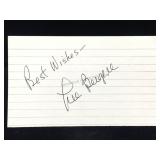 Lee Bergere Signature Card W/COA