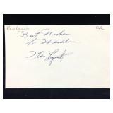 Ken Lynch Signature Card