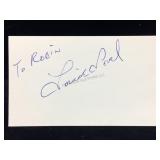 Louise Sorel Signature Card