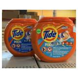 2-42 pacs capsules Tide pods detergent 3 in 1