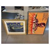 Vincent Van Gogh Starry Night Framed Print.