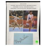 Mary Lou retton cut autograph W/COA