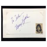 Nancy Kovack Signature Card