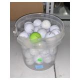 Golf balls bucket different brands used