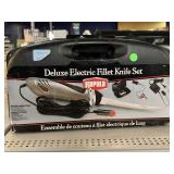 Raphael deluxe electric fillet knife set in