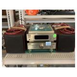 Gpx compact disc home system with stand and