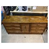 Vtg Mid Century Martinsville Ville dresser w/9