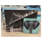 Wood and vinyl prints 3 home decor