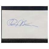 Parry Oï¿½Brien cut autograph W/COA