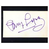 Perry Lopez Signature Card W/COA