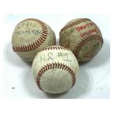 Autographed baseball lot