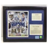 Peyton manning framed picture