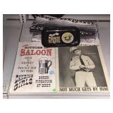 2 Vintage Metal Signs and More.