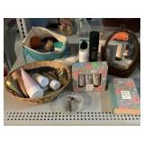 Makeup and face and body creams some William