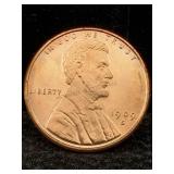 1 Oz Pure Copper Token Has Penny Design